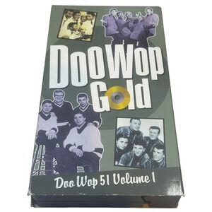 Time Life Doo Wop Gold Doo Wop 51 Volume‎ 1 VHS Live Concert V857-03 1999 WQED
